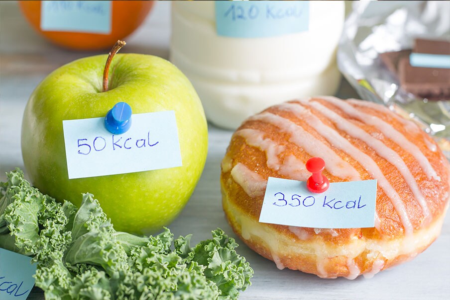 Conto calorie mela ciambella