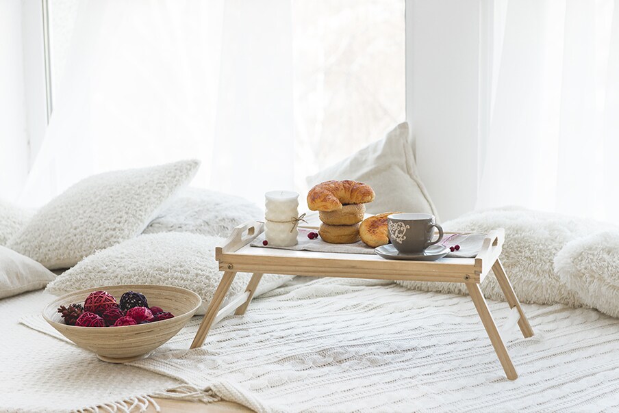Portacolazione sul letto