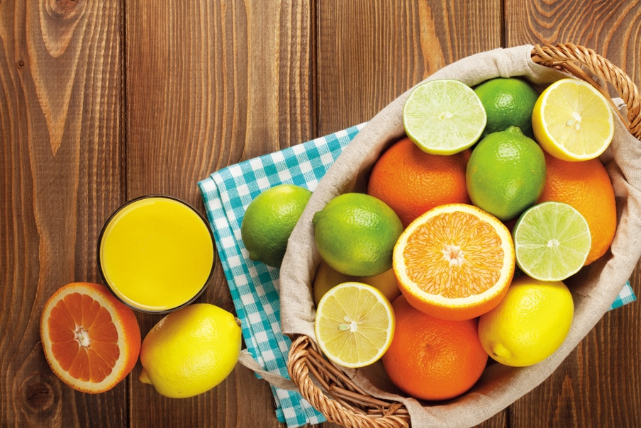 Agrumi vari vitamina C