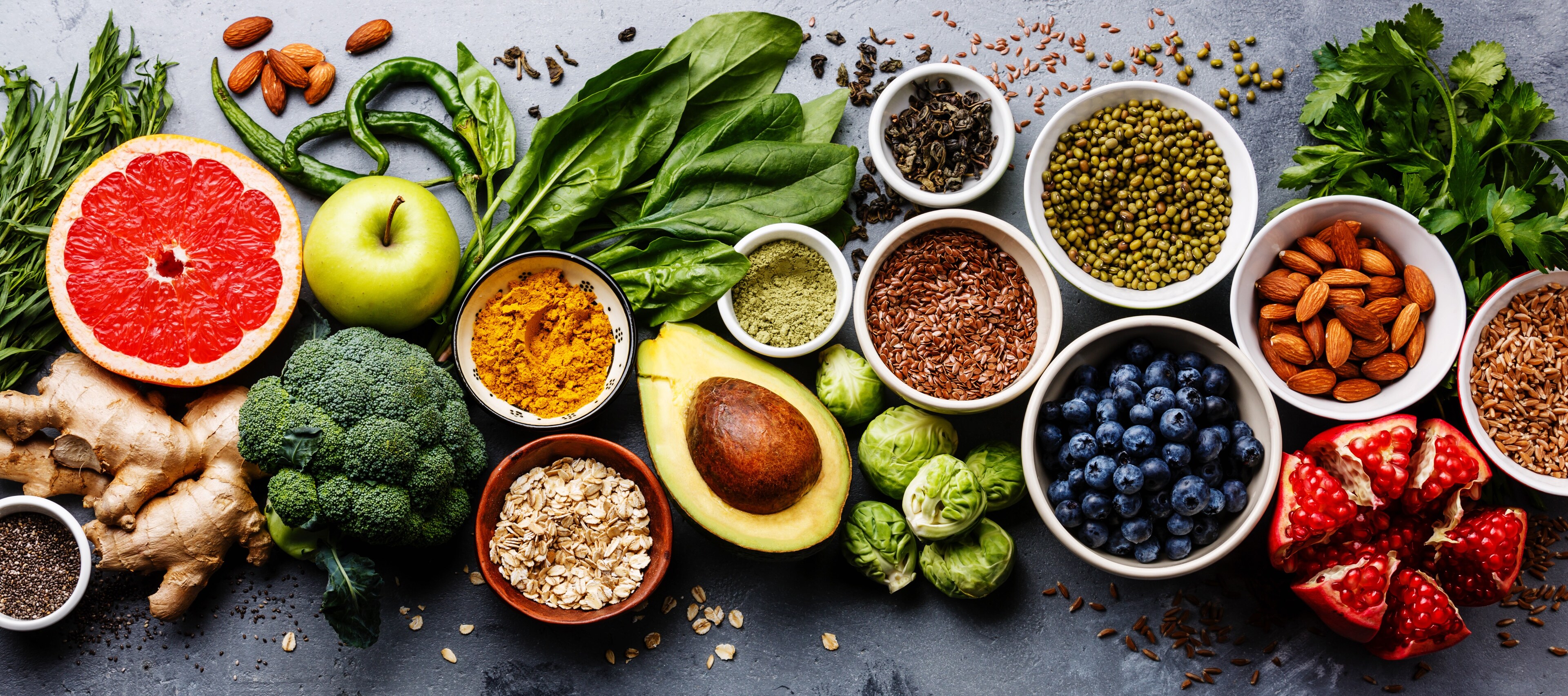 Mix frutta verdura cereali